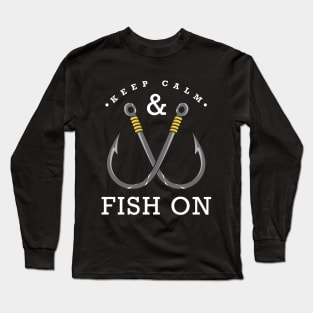 Fishing with Fish hook Long Sleeve T-Shirt